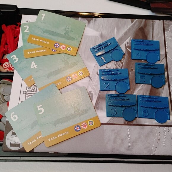 Avalon Hill Axis and Allies Pacific Game Hasbro Complete - Picture 6 of 7